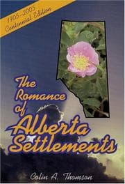 Tapa de Romance of Alberta's Settlements, The