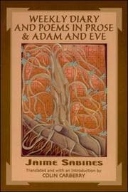 Tapa de Weekly Diary and Poems in Prose & Adam and Eve