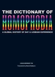 Tapa de The dictionary of homophobia