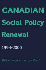 Tapa de Canadian social policy renewal, 1994-2000