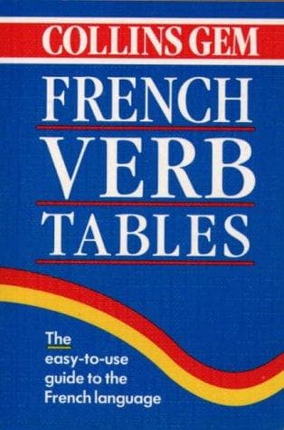 Tapa de Collins Gem French Verb Tables