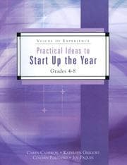 Tapa de Practical ideas toPractical ideas to start up the year, grades 4-8 start up the year