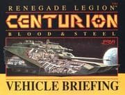 Tapa de Centurion Vehicle Briefing (Renegade Legion)