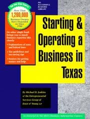 Tapa de Starting and Operating a Business in Texas (Starting and Operating a Business In...)