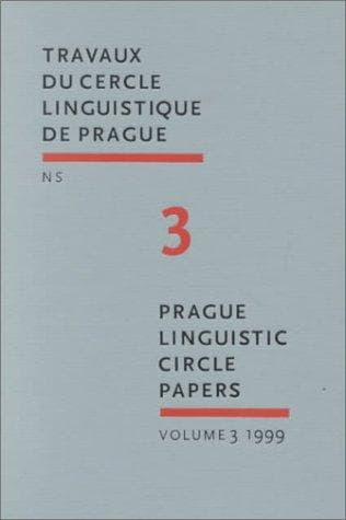 Tapa de Prague Linguistic Circle Papers