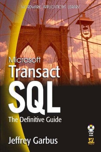 Tapa de Microsoft Transact-SQL (Wordware Applications Library)