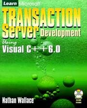 Tapa de Learn Microsoft Transaction Server Development Using Visual C++ 6.0