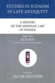 Tapa de A History of the Mishnaic Law of Women, Part Two