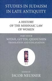 Tapa de A History of the Mishnaic Law of Women, Part Four