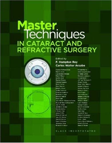Tapa de Master techniques in cataract and refractive surgery