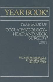 Tapa de Otolaryngology Head And Neck Surgery 2001