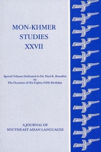 Tapa de Mon-Khmer Studies 27