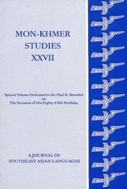 Tapa de Mon-Khmer Studies 27
