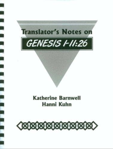 Tapa de Translator's notes on Genesis