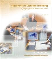 Tapa de Effective Use of Courtroom Technology