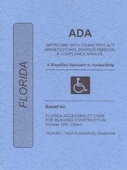 Tapa de ADA Americans with Disabilities Act Compliance Manual for Florida