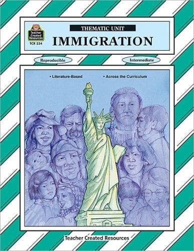 Tapa de Immigration Thematic Unit