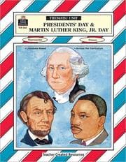 Tapa de Presidents' Day & Martin Luther King, Jr. Day Thematic Unit