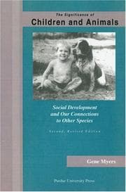 Tapa de The significance of children and animals