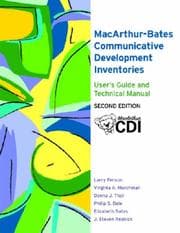 Tapa de MacArthur-Bates Communicative Development Inventories