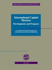 Tapa de International capital markets