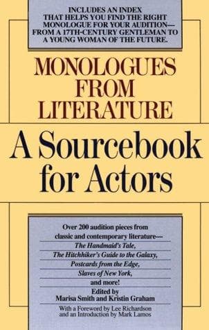 Tapa de Monologues from literature