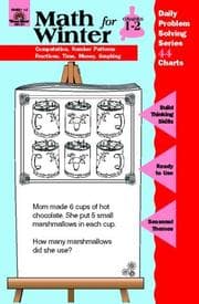 Tapa de Math for Winter, Grades 1-2 (Daily Problem Solving, 44) (Daily Problem Solving)