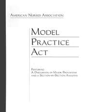 Tapa de American Nurses Association Model Practice Act (Palm Beach Prep)