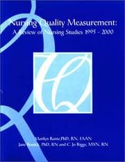 Tapa de Nursing Quality Measurement