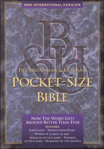 Tapa de Pocket-Size Bible,