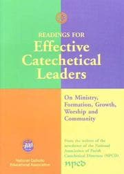Tapa de Readings for Effective Catechetical Leaders