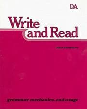 Tapa de Write and Read Books Da (Write and Read)