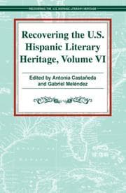 Tapa de Recovering the U.S. Hispanic literary heritage