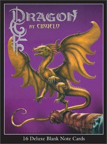 Tapa de Dragon Blank Note Cards