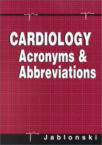 Tapa de Cardiology Acronyms & Abbreviations
