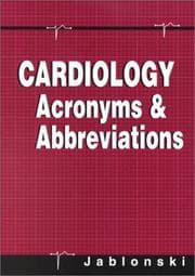 Tapa de Cardiology Acronyms & Abbreviations