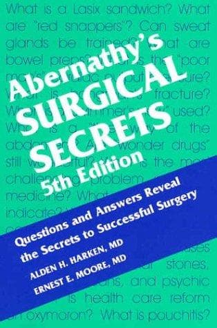 Tapa de Abernathy's Surgical Secrets