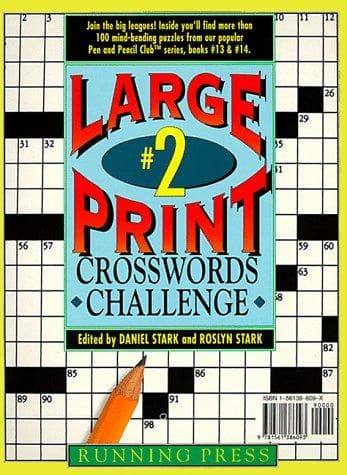 Tapa de Large-Print Crosswords Challenge #2