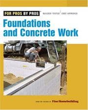 Tapa de Foundations and Concrete Work (Best of Fine Homebuilding)
