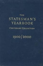 Tapa de The statesman's yearbook centenary collection, 1900