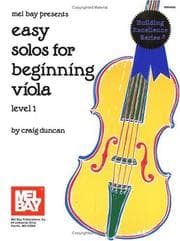 Tapa de Mel Bay Presents Easy Solos for Beginning Viola