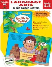 Tapa de File Folder Centers Language Arts Grades 4-5