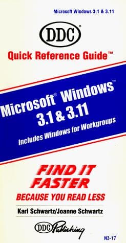 Tapa de Microsoft Windows 3.1 and 3.11