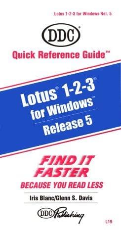 Tapa de Lotus 1-2-3 for Windows