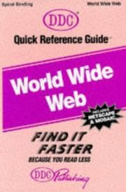 Tapa de Quick Reference Guide for World Wide Web
