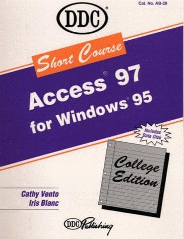 Tapa de Microsoft Access 97