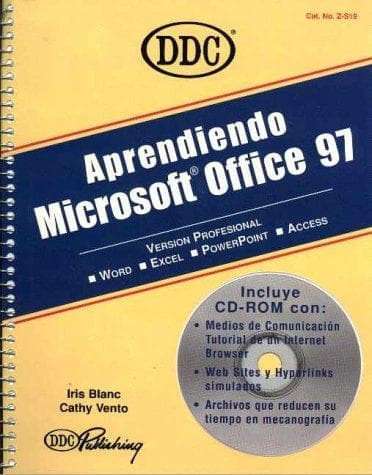 Tapa de Aprendiendo Microsoft Office 97