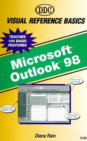 Tapa de Outlook 98 Visual Reference Basics