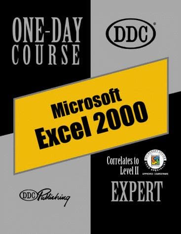 Tapa de Excel 2000 Expert One Day Course