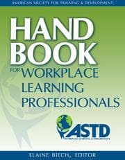 Tapa de ASTD Handbook for Workplace Learning Professionals